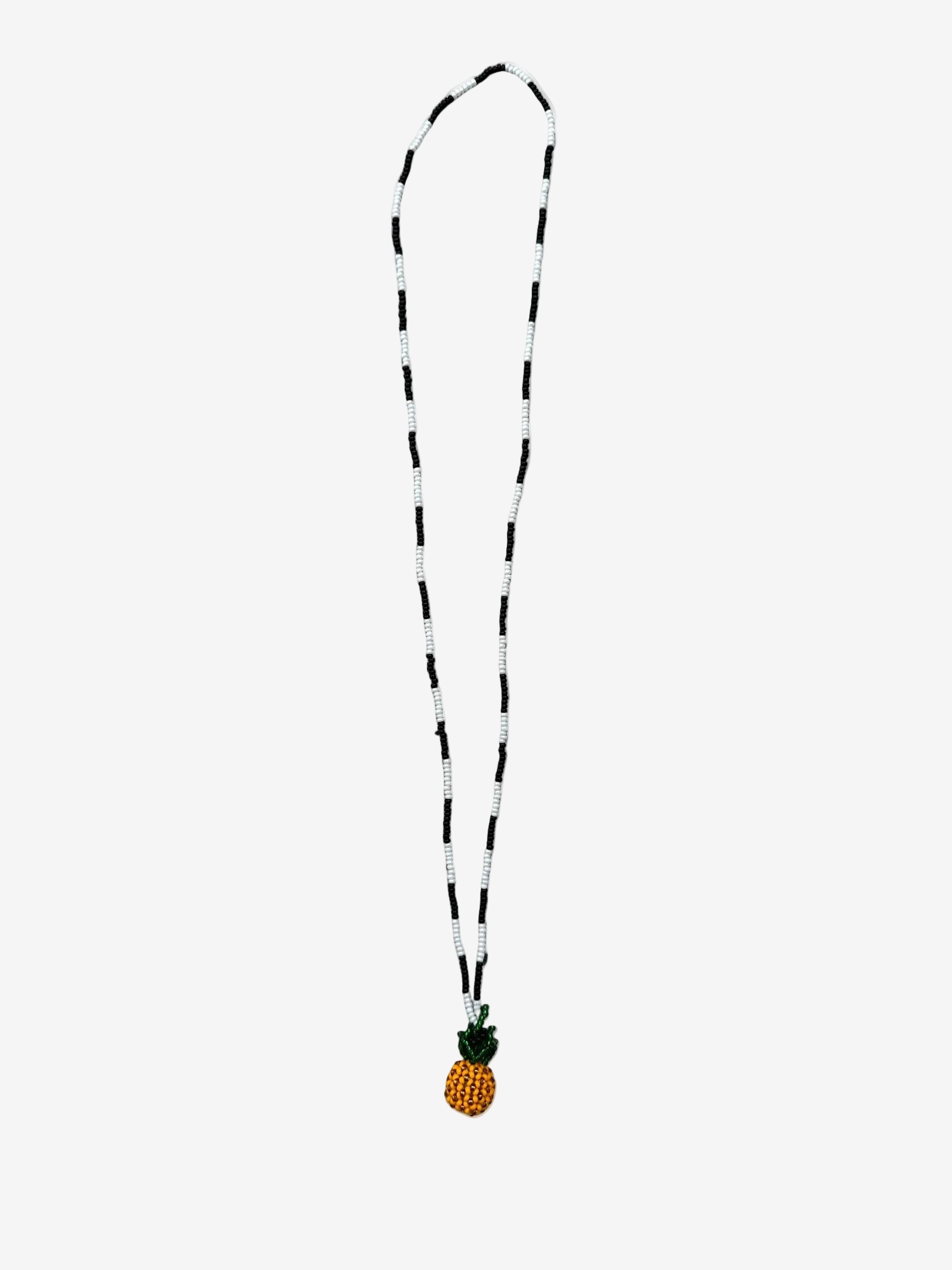 Necklace with a pineapple pendant 